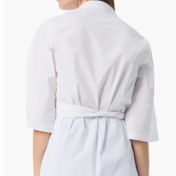 Esther Cotton Stretch Poplin Wrap Tunic - Picture 2 of 2